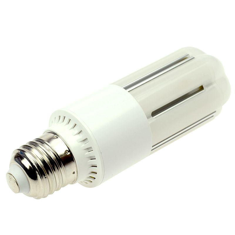 LED-Schraubsockellampe E27 3000K warmweiss 600 Lumen IP42 Hochvolt 85-269V DC-kompatibel