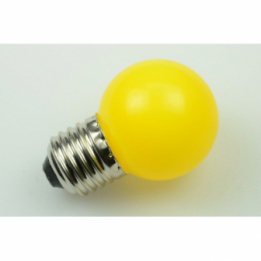 LED-Schraubsockellampe E27 590nm gelb 100 Lumen IP44 Hochvolt -kompatibel