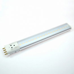 LED-Kompaktlampe 2G7 4000K neutralweiss 800 Lumen IP20 Hochvolt 180-269V DC-kompatibel