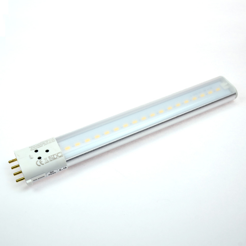 LED-Kompaktlampe 2G7 4000K neutralweiss 800 Lumen IP20 Hochvolt 180-269V DC-kompatibel