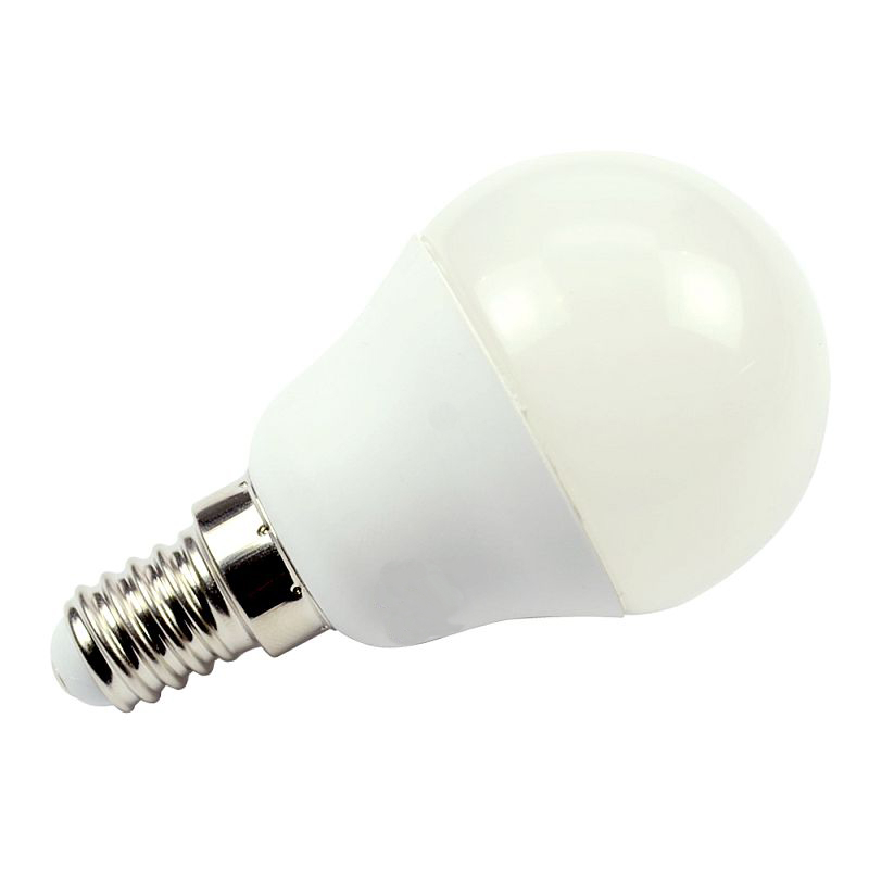 LED-Schraubsockellampe E14 2700K warmweiss 370 Lumen IP20 Hochvolt 60-269V DC-kompatibel