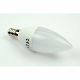 LED-Schraubsockellampe E14 6000K kaltweiss 400 Lumen IP20 Hochvolt 60-269V DC-kompatibel