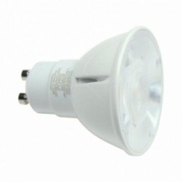 LED-Bajonettsockellampe PAR16 GU10 2700K warmweiss 550 Lumen IP40 Hochvolt 80-269V DC-kompatibel