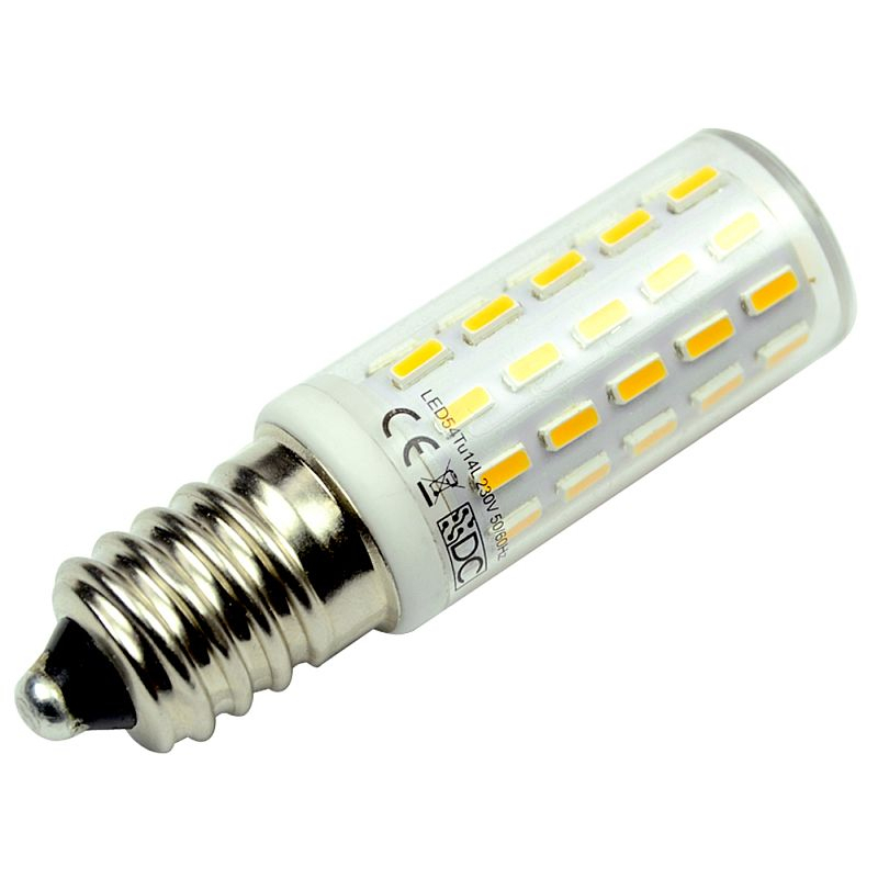 LED-Schraubsockellampe E14 2900K warmweiss 340 Lumen IP20 Hochvolt 80-269V DC-kompatibel