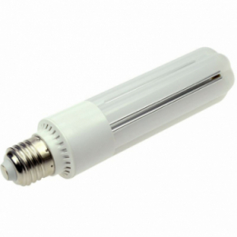LED-Schraubsockellampe E27 3000K warmweiss 700 Lumen IP42 Hochvolt 85-269V DC-kompatibel