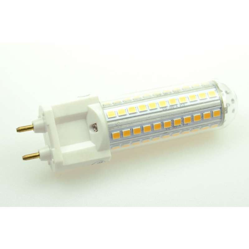 LED-Stiftsockellampe G12 3000K warmweiss 900 Lumen IP20 Hochvolt 85-269V DC-kompatibel