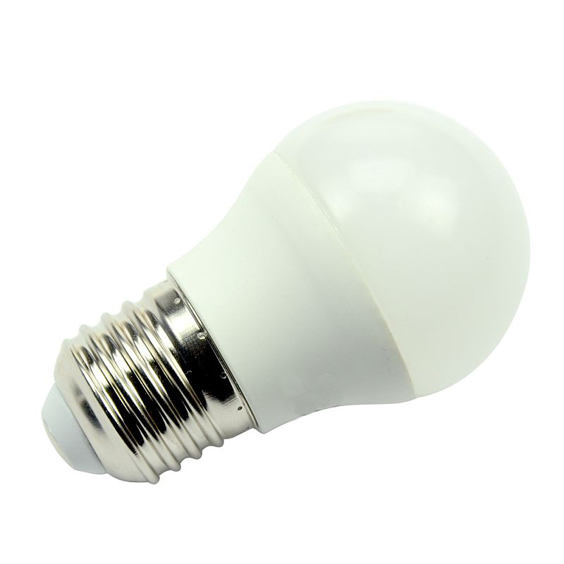 LED-Schraubsockellampe E27 2700K warmweiss 370 Lumen IP20 Hochvolt 60-269V DC-kompatibel